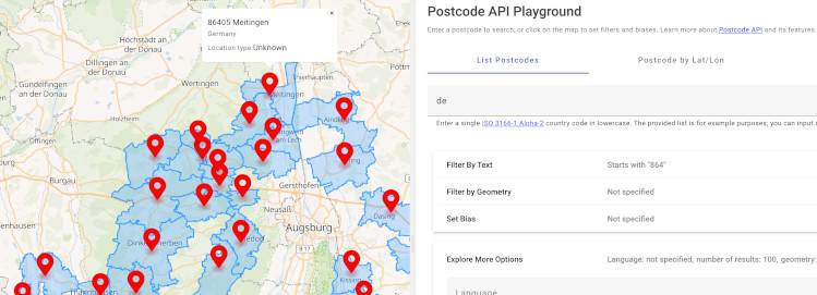 Postcode API Playground